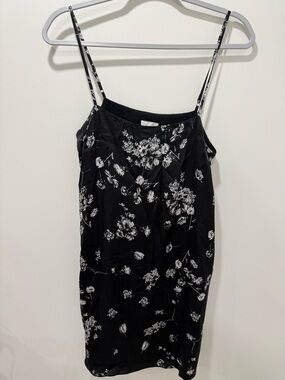 Cami NYC Black & White Floral Mini Dress